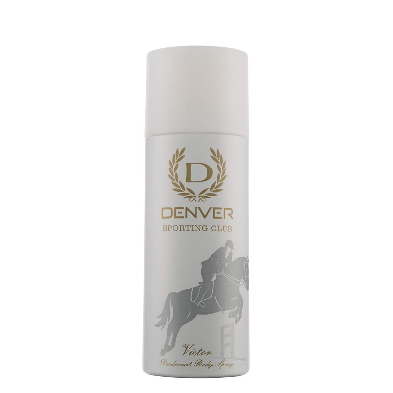Denver Deodorant Body Spray Sporting Club Victor for Men, 165ml Bottle