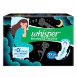Whisper Night Black XXL+ 6 Pads